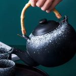 Théière Japonaise en Céramique Noire 800ML