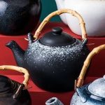 Théière 800ML, design japonais en céramique élégante