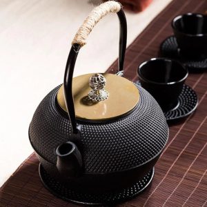 Théière en fonte de style japonais, capacité 1.2L