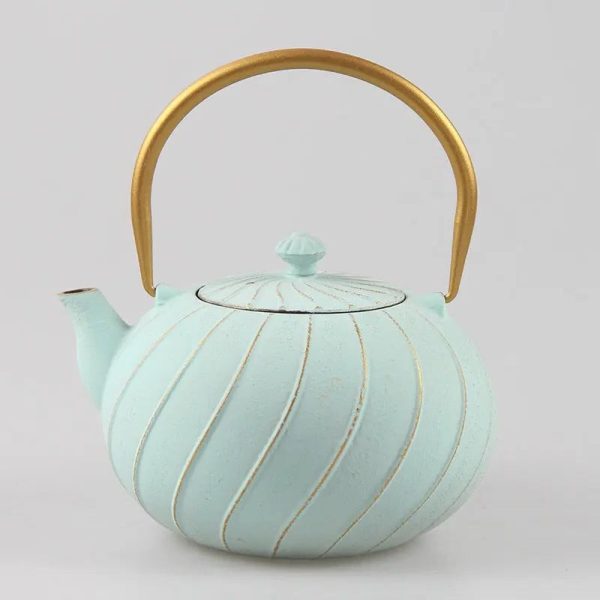 Théière Japonaise en Fonte 1.2L, esthétique contemporaine