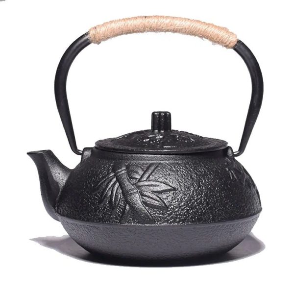 Théière en fonte japonaise motifs bambous 900ml