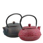 Accessoire de thé traditionnel japonais, motifs en relief