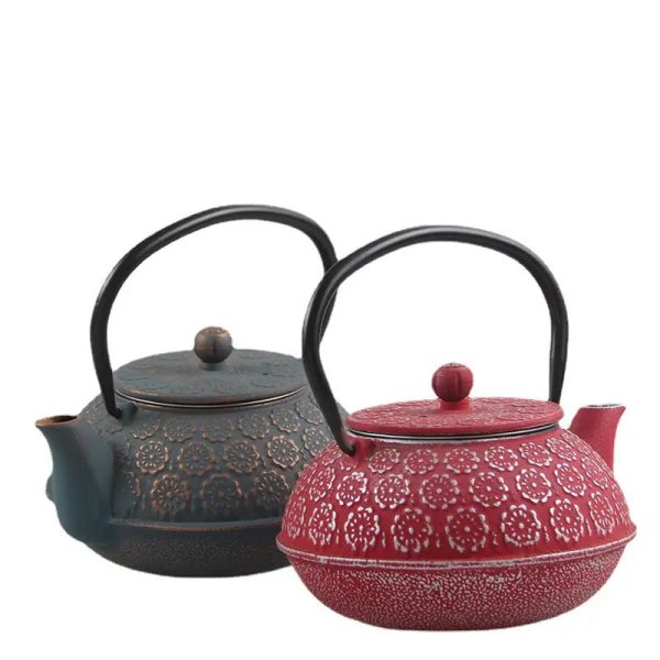 Accessoire de thé traditionnel japonais, motifs en relief