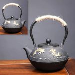 Théière en fonte japonaise Poissons 1.2L