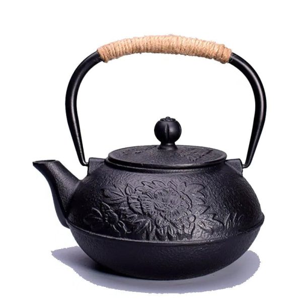 Théière Japonaise en Fonte à Fleurs 900ml