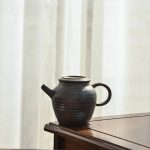 Théière japonaise en céramique, design vintage