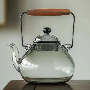 Théière Japonaise en Verre 1L forme poire