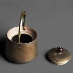 Théière à bougie design japonais, capacité 200ml