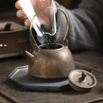 Théière en céramique 200ml pour infusion de thé