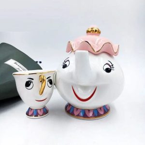 Théière en porcelaine La Belle et la Bête 500ML