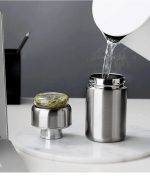 Théière en Acier 280ML, design compact et pratique