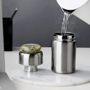 Théière en Acier 280ML, design compact et pratique
