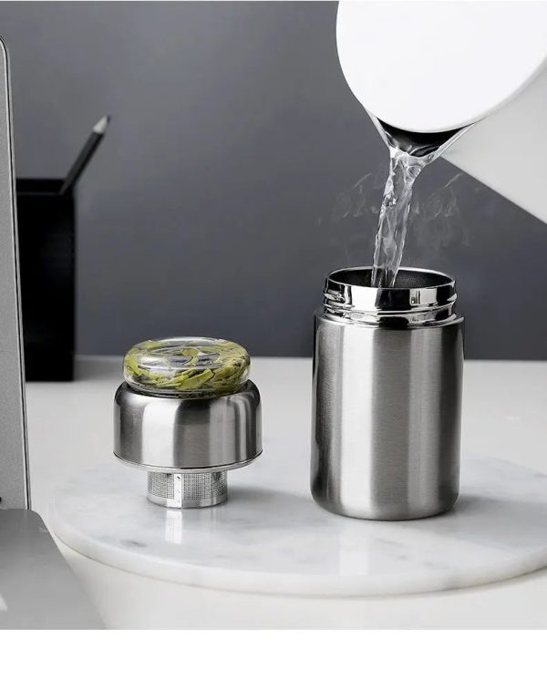 Théière en Acier 280ML, design compact et pratique