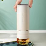 Théière légère en acier, idéale pour voyages