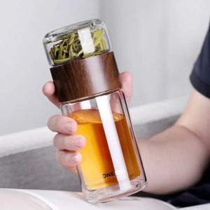 Théière Portable en Verre 200ML