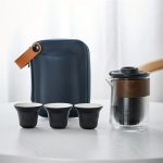 Théière en céramique et verre, capacité de 230ML