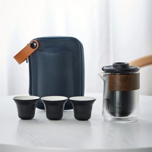 Théière en céramique et verre, capacité de 230ML