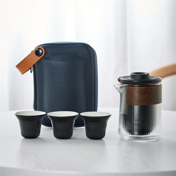 Théière en céramique et verre, capacité de 230ML