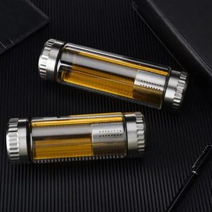 Théière en verre portable grise 300ML