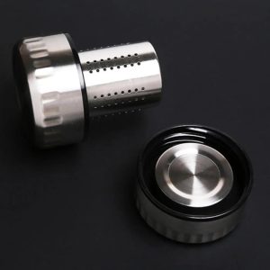 Théière grise en verre pour infusions