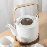 Théière en porcelaine 750ML pour infuser le thé