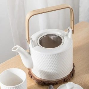 Théière en porcelaine 750ML pour infuser le thé