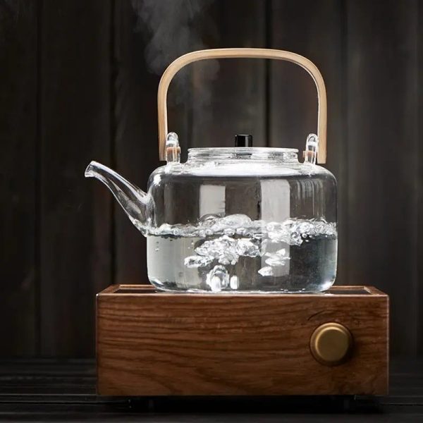 Théière en verre Scandinave 1.1L élégante et fonctionnelle