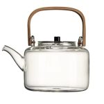 Théière design Scandinave en verre, capacité 1.1L