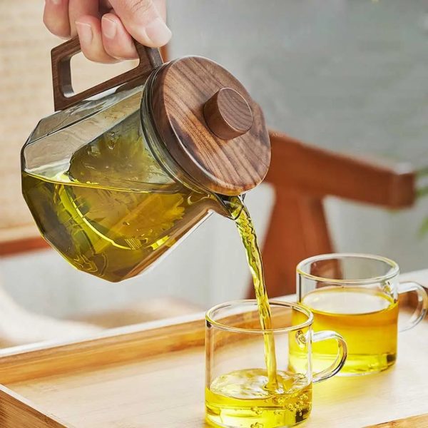 Théière en verre scandinave 700ML élégante et moderne
