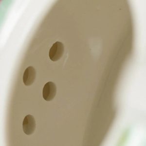 Théière solitaire en porcelaine, couleur verte