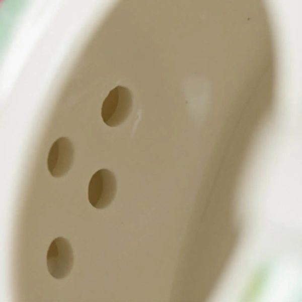 Théière solitaire en porcelaine, couleur verte